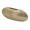 Homeroots 7" Gold Aluminum Oval Disc Table Vase 566546 - alternate 3