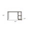Homeroots 50" Brown and Black Solid Wood Writing Desk 402036 - alternate 3