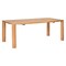 Homeroots 79" Natural Solid Wood Dining Table 572227 - alternate 5
