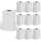 Regal Altair 40 Gallon White Corrugated Cardboard Trash Container with Round-Opening Lid and Trash Bag Liner ZR-TC-2000+LD-2000 - alternate 1