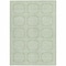 Homeroots 9' X 12' Mint Green And Ivory Geometric Washable Indoor Outdoor Area Rug 610833 - alternate 5