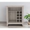 Homeroots Light Gray Bar Cart With Wine Storage 478380 - alternate 2