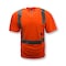 Radians T-Shirt, Type R Class 2, R, Birdseye Mesh, Hi-Vis Orange, L ST11-2POS-L - alternate 3