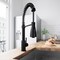 Vigo Brant Single Handle Pull-Down Sprayer Kitchen Faucet in Matte Black VG02003MB - alternate 4