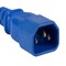 Sanoxy 8ft 18 AWG Computer Power Extension Cord IEC320 C13 to IEC320 C14, Blue SNX-CBL-LDR-PW131-2208 - alternate 2