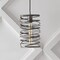 Jonathan Y Helisa 7.25" 1-Light Modern Contemporary Iron Spiral LED Pendant, Antique Silver JYL7910C - alternate 2