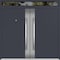 Vdomdoors Metal Double Doors Deux 0729 Gray Graphite Stainless Steel insert Top Transom Entry Modern Painted DEUX0729DEXD-GRE-W72xH80+16-RH-O - alternate 1