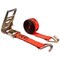 Mytee Products 4PK 3inx30ft Ratchet Tie-Down Straps w/Wire Hook 15000lbs BS for Trailer Red, 4PK RS330WH-Rx4 - alternate 2