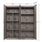 Manhattan Comfort 2-Piece Cornelia Storage Closet 1.0 and 2.0 in Grey 2-23BC-GY - alternate 2