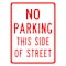 Sign Solutions Usa Parking Sign, 18 in W, Aluminum Sign, White DCS12DWT1824CUS00171 - alternate 1