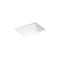 Kohler Riverby 27 undermount single-bowl kitchen sink White 8668-5UA1-0 - alternate 2