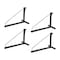 Mytee Products Shipping Container Bracket Shelf w/ Hooks - 1 Level, 4PK CNT-SHELF1x4 - alternate 3