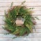 Pure Garden Front Door Wreath and Storage Bag 21-Inch Artificial Fern Wreath and Zippered Tote with Handles 50-217BG - alternate 2