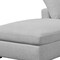 Homeroots 135in Beige Fabric Solid Wood Sofa 674614 - alternate 3