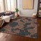 Homeroots 8' X 10' Chocolate And Charcoal Abstract Washable Indoor Outdoor Area Rug 614524 - alternate 2