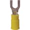 Gardner Bender Spade Terminal, 600 V, 12 to 10 AWG Wire, 8 to 10 Stud, Vinyl Insulation, Yellow 10-116 - alternate 1