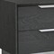 Homeroots 21" Gray Two Drawers Nightstand 370742 - alternate 2