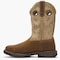 Georgia Boot Men's Western Work Boot, 13 M, Alloy Toe, 11 in H, Brown/Bone, GB00670 GB00670 - alternate 4