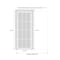 Sartodoors Sliding French Pocket Door 42 x 84 inches with, Planum 0040 White Silk with Black Glass, Kit Trims PLANUM0040PD-WS-4284 - alternate 3