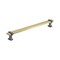 Amerock Overton 8-13/16 in 224 mm Center-to-Center Brushed Gold/Black Chrome Cabinet Pull BP36684BGLBCR - alternate 1
