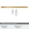 Amerock Cyprus 7-9/16 inch 192mm Center-to-Center Champagne Bronze Cabinet Pull BP26208CZ - alternate 2