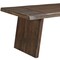 Homeroots 75" Dark Brown Solid Wood Live Edge Dining Table 554337 - alternate 3