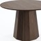 Homeroots 46" Brown Wood Pedestal Base Round Top Dining Table 720959 - alternate 2