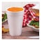 Dart Foam Drink Cups, 16oz, White, PK1000 PK 16J16 - alternate 4