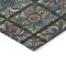 Homeroots 3' X 5' Fern Green Purple And Teal Blue Medallion Washable Indoor Outdoor Area Rug 589266 - alternate 4