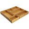 Megachef 5 Piece Bamboo Storage and Organization Trays 750122141M - alternate 1