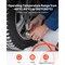 Vevor Air Hose 3/8''x50ft Rubber Air Hose with 1/4-inch Solid MNPT Bras Fittings RAH3850 - alternate 2