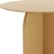 Homeroots 42" Beige Solid Wood Pedestal Base Round Top Dining Table 712165 - alternate 2