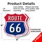 Signmission Route Marker Shield Sign Route 66, 6 inch X 6 inch, Plastic Sign, 2PK SHI-P-2PACK-6-459 - alternate 4