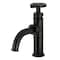 Kingston Brass One-Handle Single-Hole Bathroom Faucet with Push Pop-Up Drain, Matte Black KS2820CG - alternate 1