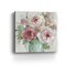 Homeroots 40" x 40" Watercolor Soft Pastel Peonies Bouquet Canvas Wall Art 398899 - alternate 2
