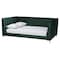 Baxton Studio Oksana Glam and Luxe Emerald Green Velvet and Gold Metal Full Daybed 257-14138-ZORO - alternate 1