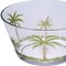 Homeroots Clear and Green Four Piece Palm Tree Acrylic Service For Four Bowl Set 520903 - alternate 3