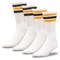 Railroad Sock "Team Spirit" Striped Crew Socks, Black/Gold, 2PK 1570S BK/GD - alternate 3