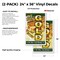 Signmission We Buy Gold Vertical, Vinyl Decals Only 24 Inch x 36 Inch, Vinyl Decal, 2PK DSB-2436-2PACK-We Buy Gold 1 Vertical - alternate 2