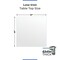 Fab Glass And Mirror 36in Ultra Clear Glass Table Top with Flat Edge, Low Iron Tempered Glass 1/4in Thick, Rep LI-36SQ6THFL - alternate 3