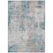 Homeroots 3' X 5' Teal Blue Beige And Copper Abstract Washable Indoor Outdoor Area Rug 587884 - alternate 5