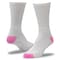 Railroad Sock Womens Crew Socks, 80% Ringspun Cotton, 20% Nylon, White/Assorted, 5-10 W; 4 Pair-7.5 M, 3 PK 638 - alternate 3