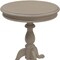 Homeroots 25" Taupe Gray Manufactured Wood Round End Table 493226 - alternate 3