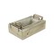 Homeroots Set of Three Brown Solid Wood And Metal Crate, 3PK 487691 - alternate 3