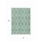 Homeroots 10' X 14' Sage Ivory And Teal Blue Floral Medallion Washable Indoor Outdoor Area Rug 614634 - alternate 4