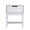 Flash Furniture Dallas Wooden Night Stand, Bedroom Side Table with Storage Drawer and Shelf for Kids in White MG-9007-1-NS-WH-GG - alternate 2