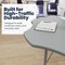 Flash Furniture Wren 60 in Flower Adjustable Height Activity Table, Thermal Laminate Top, Standard Legs, Gray XU-A60-FLR-GRY-T-A-GG - alternate 3