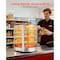 Vevor 3-Tier Commercial Food Warmer Display Pizza Cabinet 60L with LED Light NB-1P - alternate 3