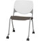 Kfi Poly Stack Chair, Brownstone Seat CS2300-BP08-SP18 - alternate 1