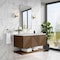 James Martin Vanities Marcello 48 in. Single Vanity, Chestnut w/ 3 CM Eternal Jasmine Pearl Silestone Top D200-V48-CSN-3EJP - alternate 2